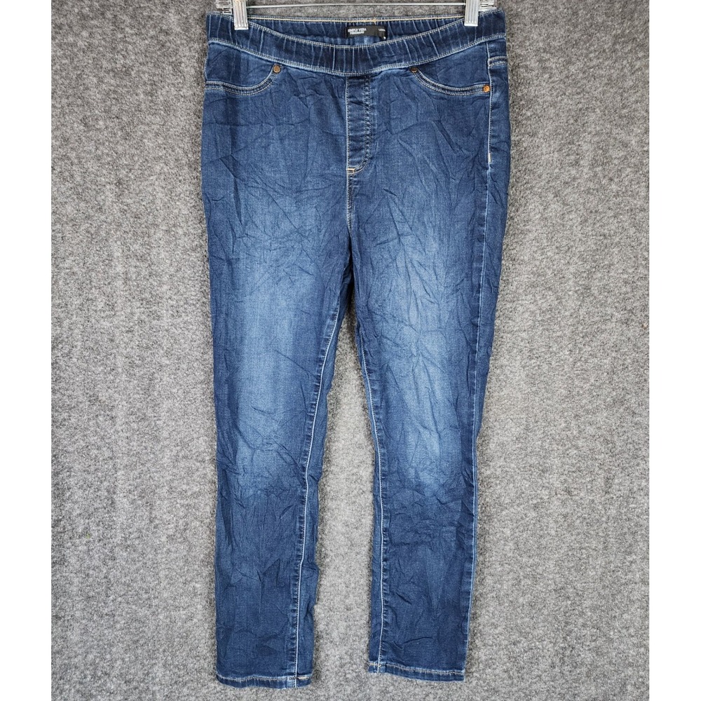 Simply Vera Vera Wang Legging Womens Medium Blue Denim Pull On Pants GOOD